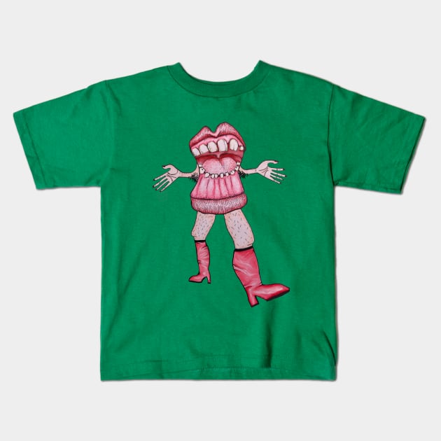 Loud Mouth Kids T-Shirt by ruthlessmeadow